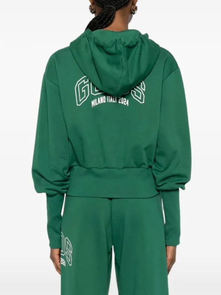 GCDS LOGO LOUNGE GREEN SET