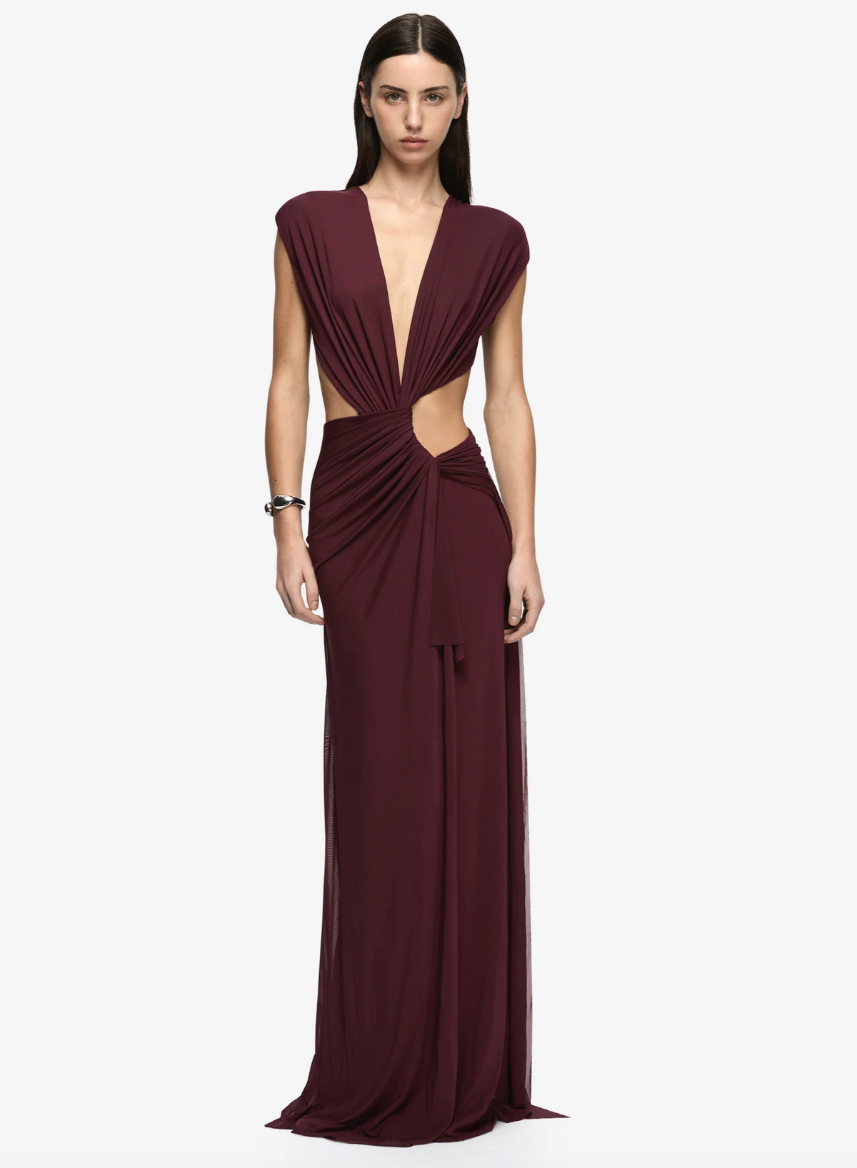 ODEA MAXI DRESS - PLUM