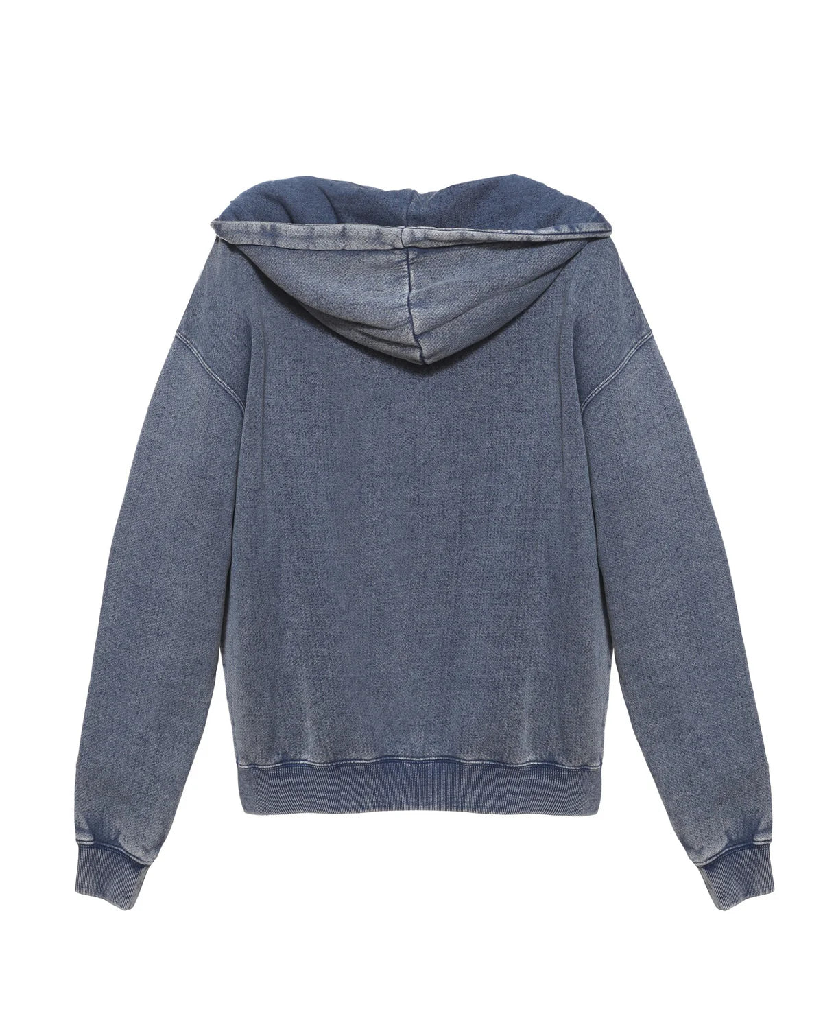 BLUE STITCH ME UP RACER HOODIE
