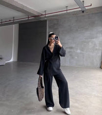 KIMONO BLACK SET