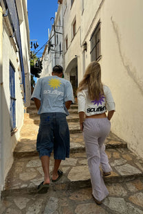 TARIFA LIGHT BLUE T-SHIRT