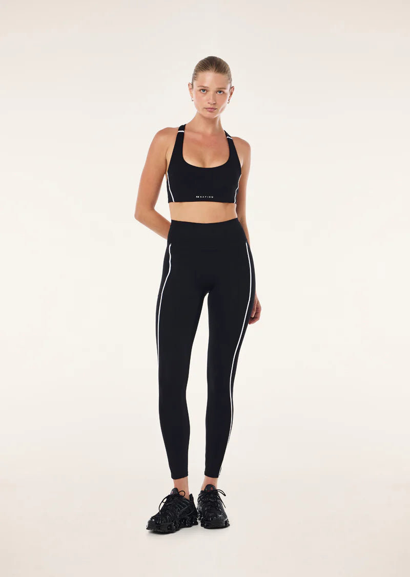 DYNAMIC FULL LENGHT LEGGING IN BLACK