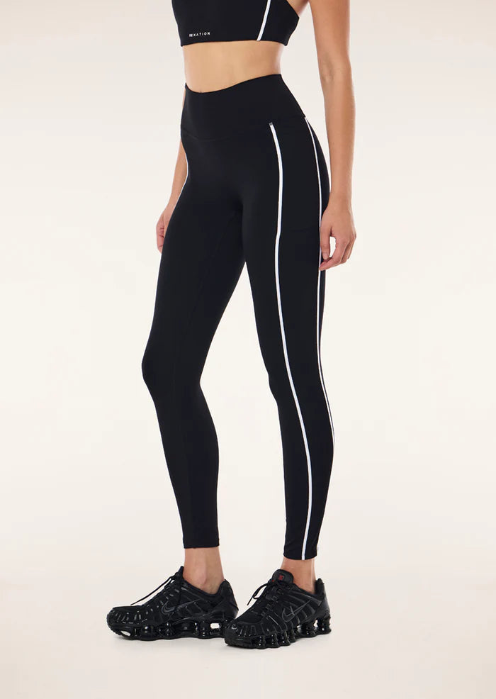 DYNAMIC FULL LENGHT LEGGING IN BLACK