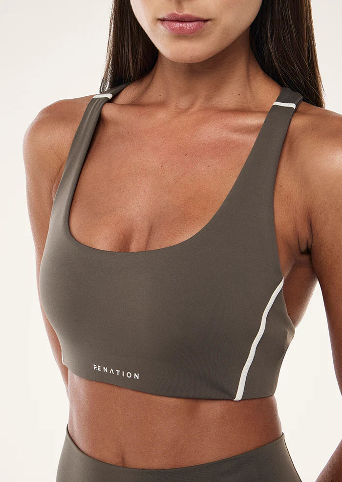 DYNAMIC SPORT BRA IN MAJOR BROWN
