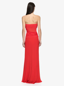 XANTHI STRAPLESS MAXI DRESS