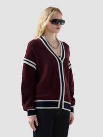 LOGO LOUNGE COLLEGE CARDIGAN