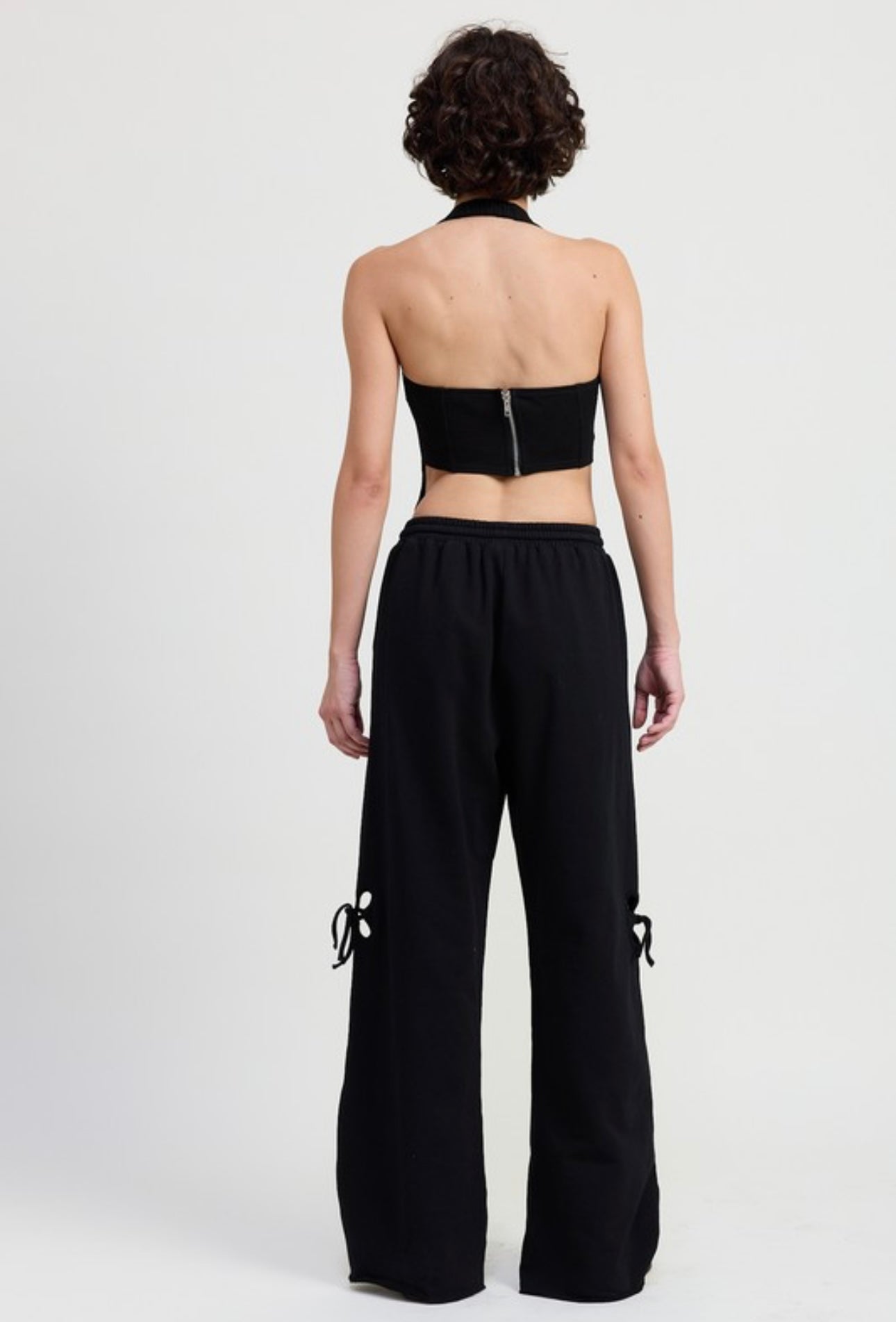 BLACK FRECH TERRY JOGGER PANT
