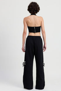 BLACK FRECH TERRY JOGGER PANT