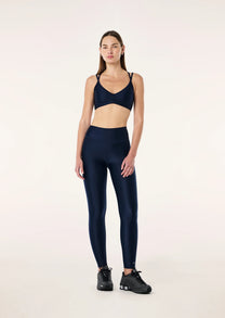 FAIRMONT FULL LENGTH LEGGING IN DARK NAVY SHINE