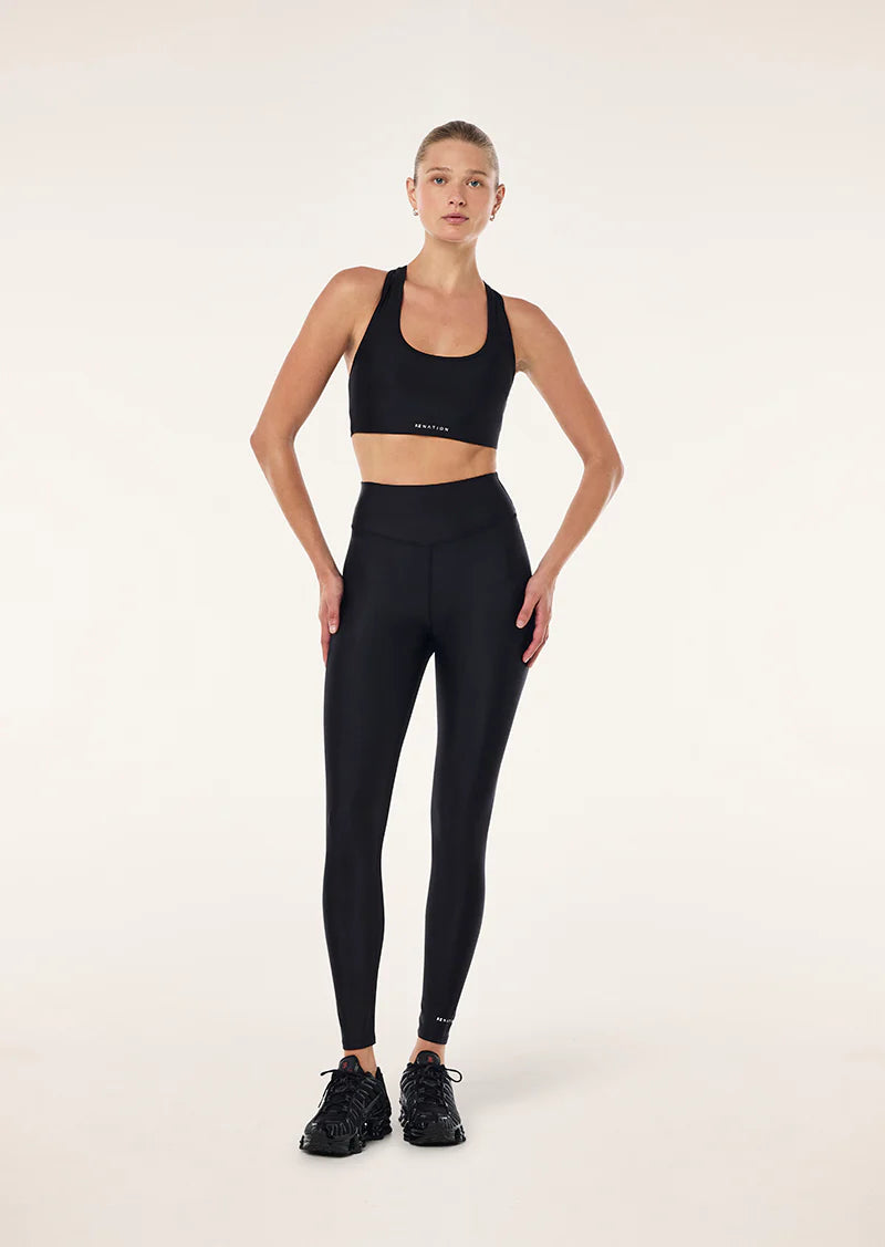 BLACK FAIRMONT FL LEGGING