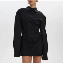 BLIFAN BLACK MINI DRESS