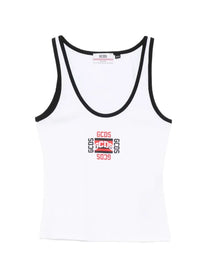 GCDS RIB LOGO LOUNGE SS T-SHIRT