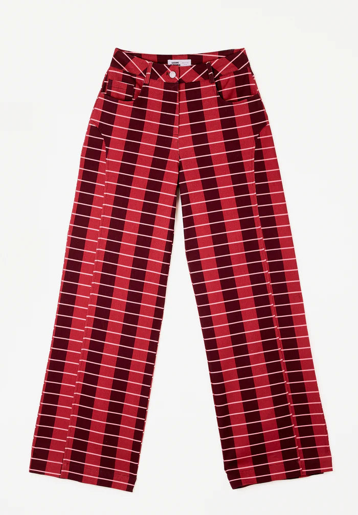 CHERRY STRAIGHT PANTS