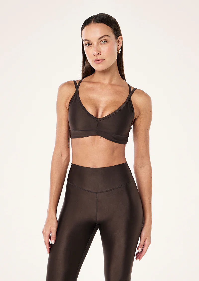 PARAMOUNT SPORT BRA COFFEE SHINE