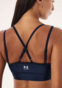 PARAMOUNT SPORTS BRA DARK NAVY SHINE
