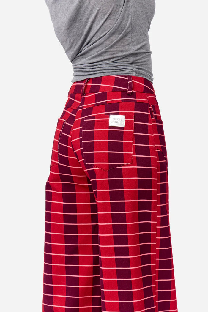 CHERRY STRAIGHT PANTS