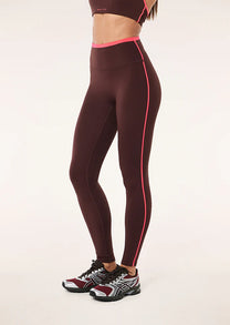 RADAR FULL LENGHT LEGGING IN MAHOGANY &amp; DIVA PINK