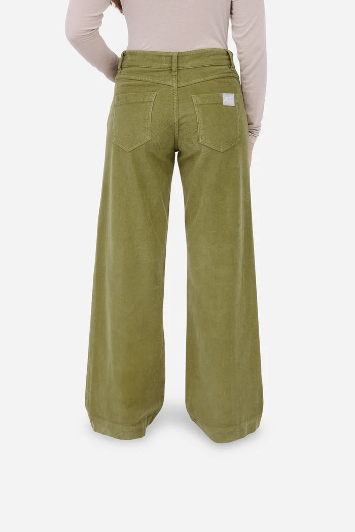 GREEN CORDUROY PANTS