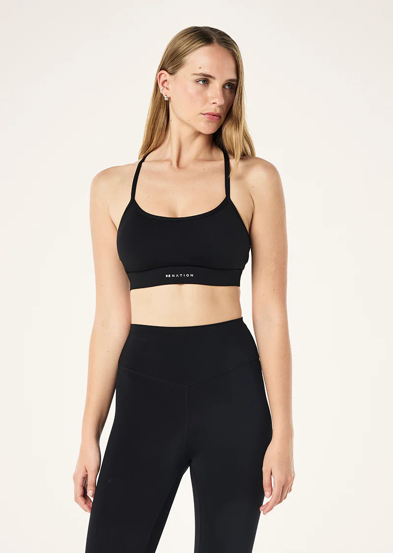 BLACK SIGNATURE SPORTS BRA