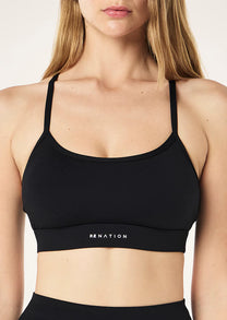 BLACK SIGNATURE SPORTS BRA