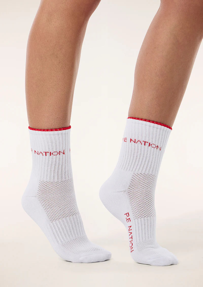 VITA SOCK WHITE COLLEGE RD