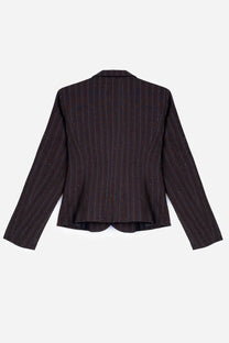 SEQUIN-STRIPPED BLAZER