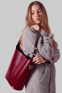 BURGUNDY BAG