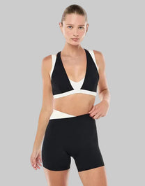 WANDER 5" BLACK/ WHISPER WHITE BIKE SHORT
