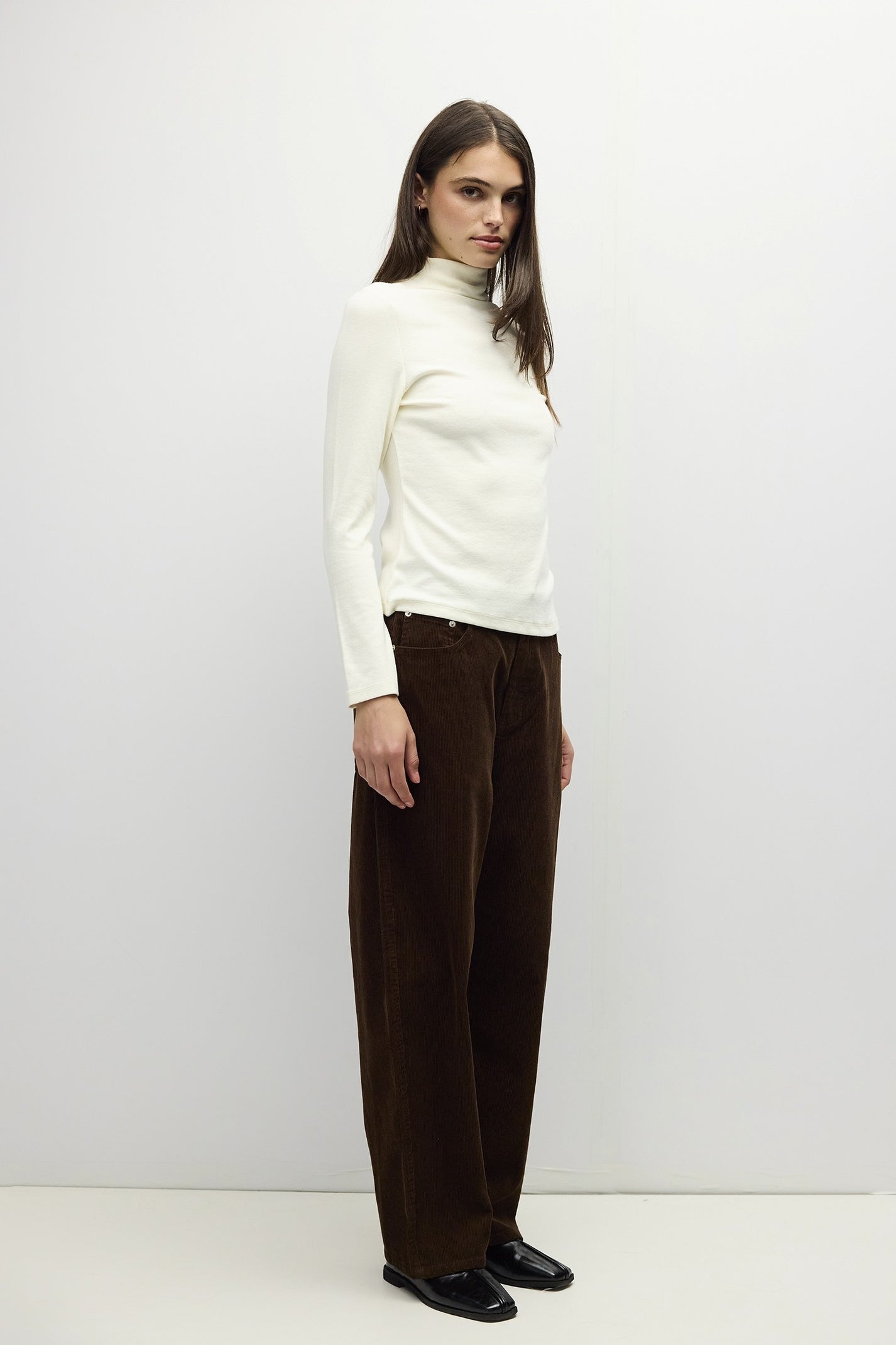 THE MIRANDA PANT BROWN