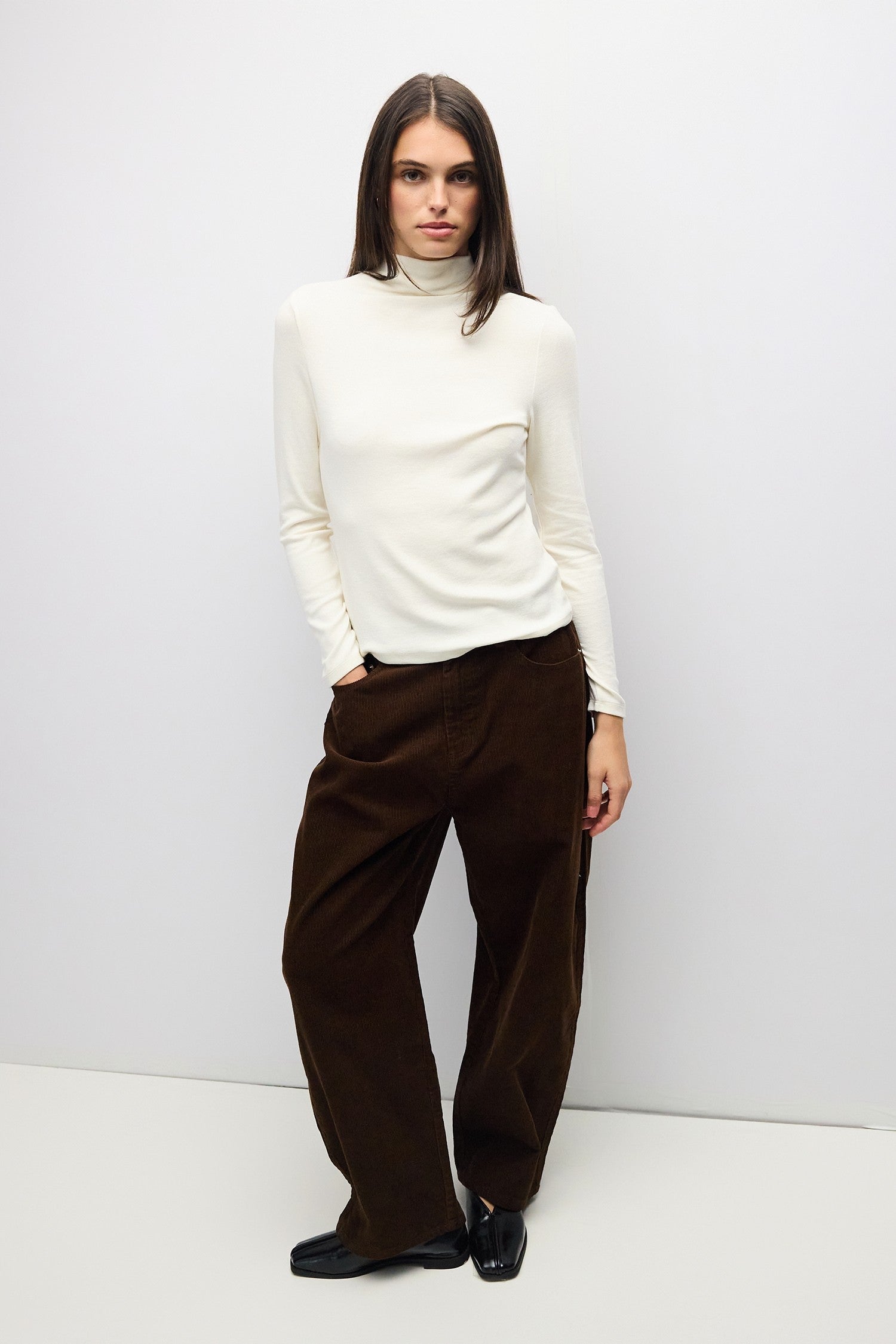 THE MIRANDA PANT BROWN